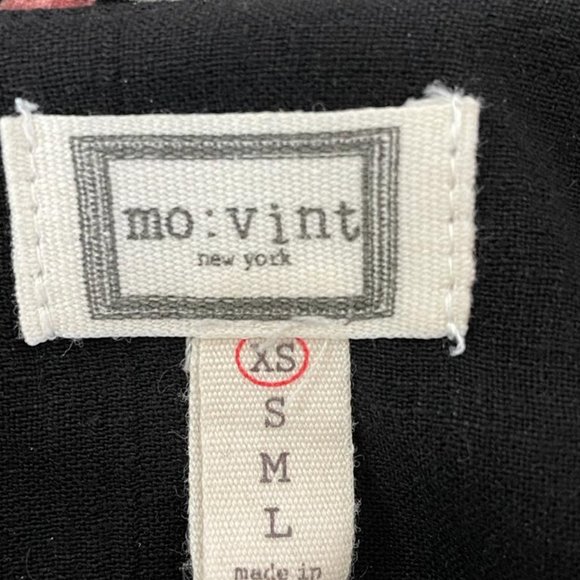Mo:Vint Black and White Top - Picture 4 of 5